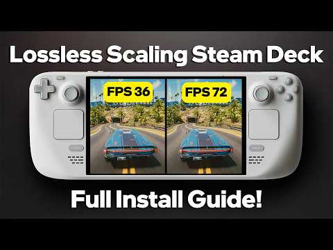 Lossless Scaling On The Steam Deck Is Amazing! Double Your FPS!
