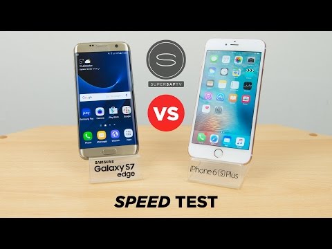 Samsung Galaxy S7 vs iPhone 6s - Speed Test