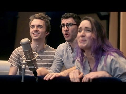 Le doublage de Bob l&#039;éponge : le Film - Cyprien - Natoo - Squeezie